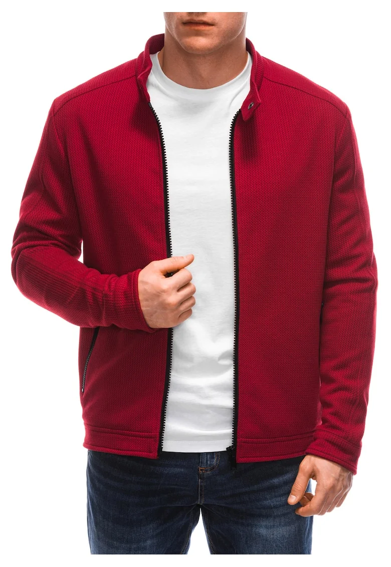 Jacheta regular-fit cu fermoar