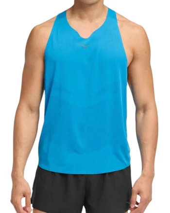 Maiou alergare barbati,  Race Singlet FW 2025, Albastru