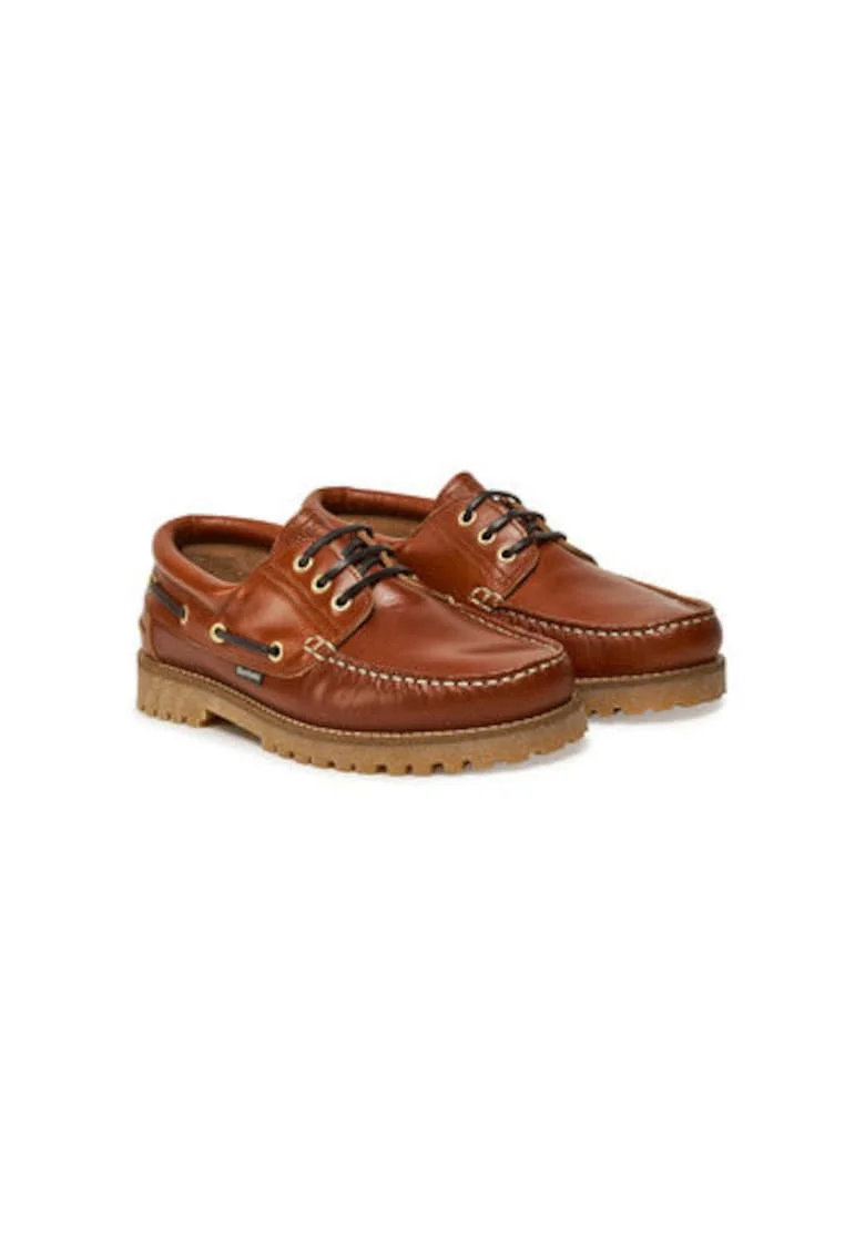 Mocasini barbati  MFO0795TA32, Piele naturala, Maro