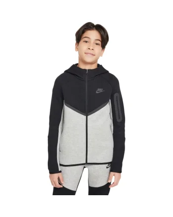 Hanorac  Tech Fleece FZ - PD 50371, Negru/Gri