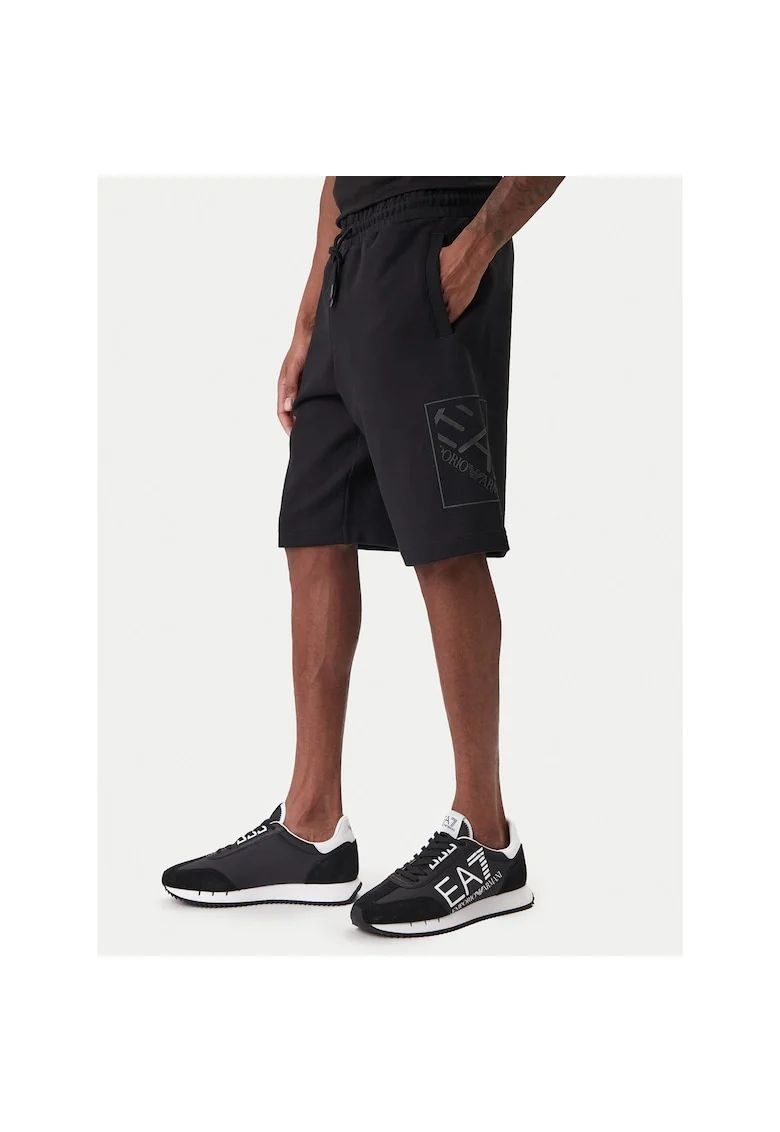 Pantaloni sport barbati,  bumbac, negru,