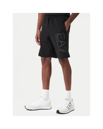 Pantaloni sport barbati,  lifestyle, bumbac, negru,