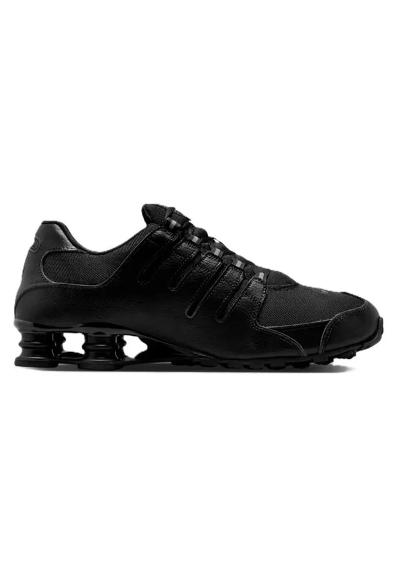 Pantofi sport barbati,  Piele ecologica, Negru,