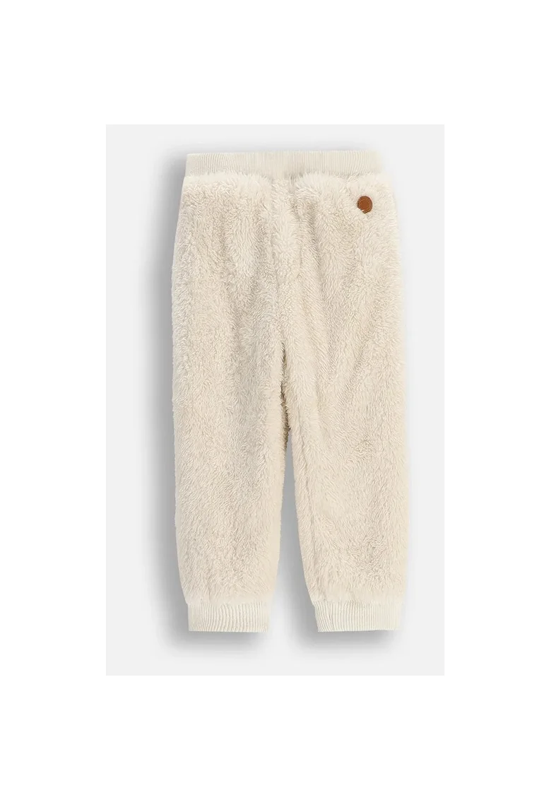 Pantaloni copii,  blana, ecru, bumbac