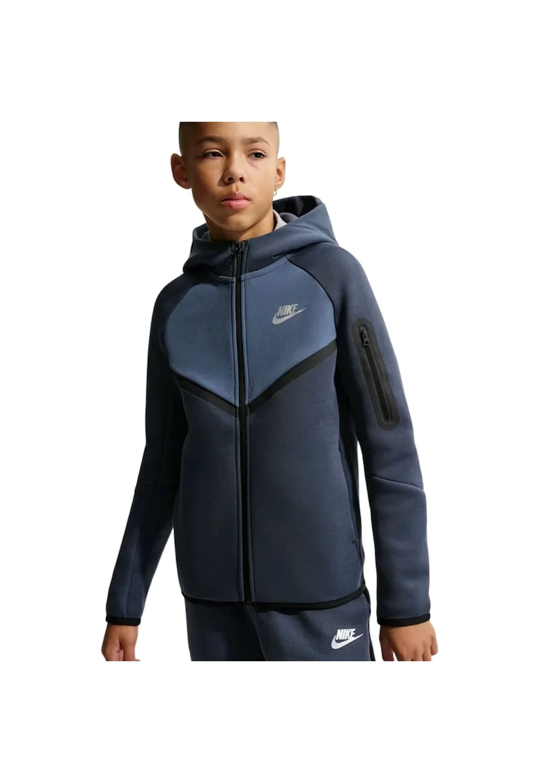 Hanorac  Tech Fleece Mix 56613, Albastru