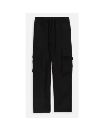 Pantaloni Cargo  ZC5119101ABK-021, bumbac, cu elastic si snur in talie, negru