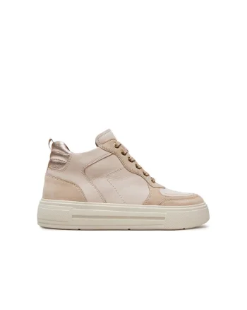 Pantofi sport dama,  304315, Piele naturala, Alb