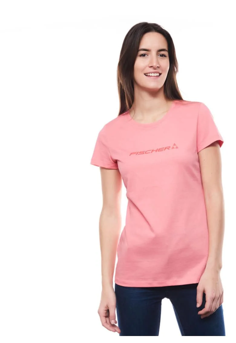 Tricou  Big Logo Coral Femei, Roz