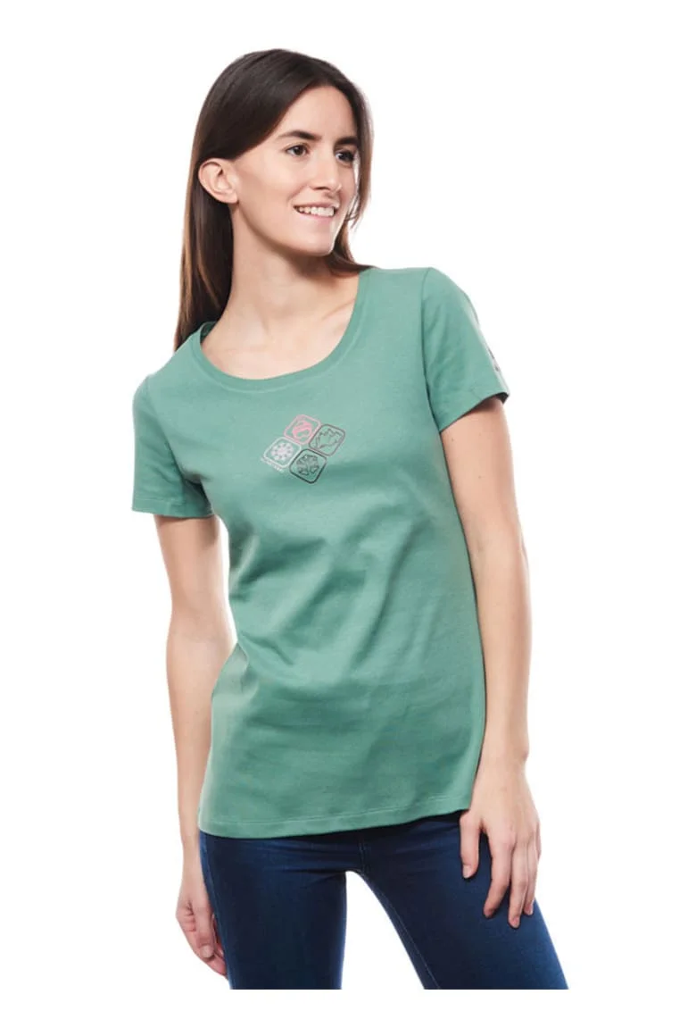 Tricou  Emotion Mossgreen Femei, Verde