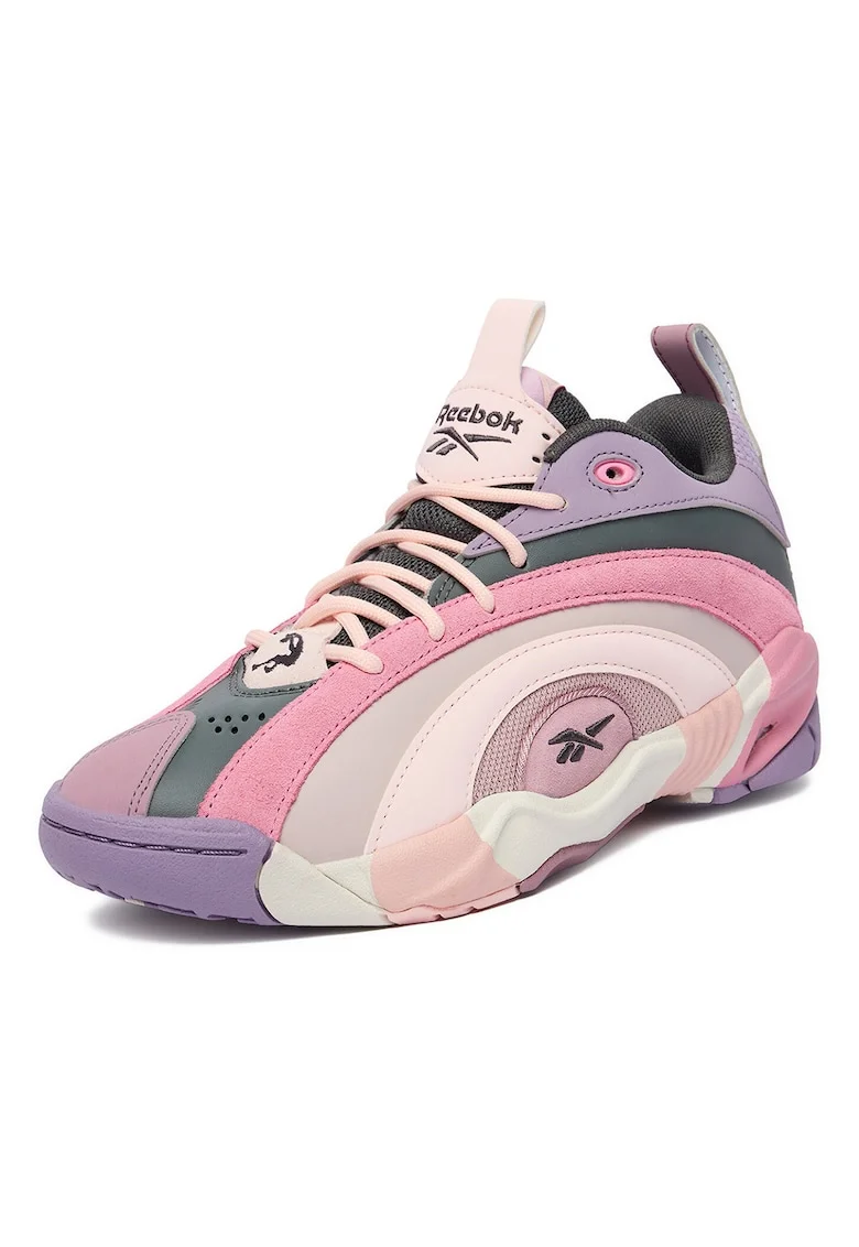 Pantofi sport dama,  baschet, multicolor, textil
