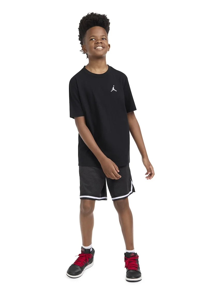 Tricou din amestec de bumbac, pentru baschet Jordan, Negru