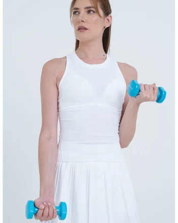 Top pentru tenis, Alb optic
