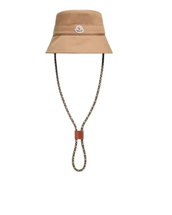 Palarie dama,  Logo Gabardine Bucket, Bej,
