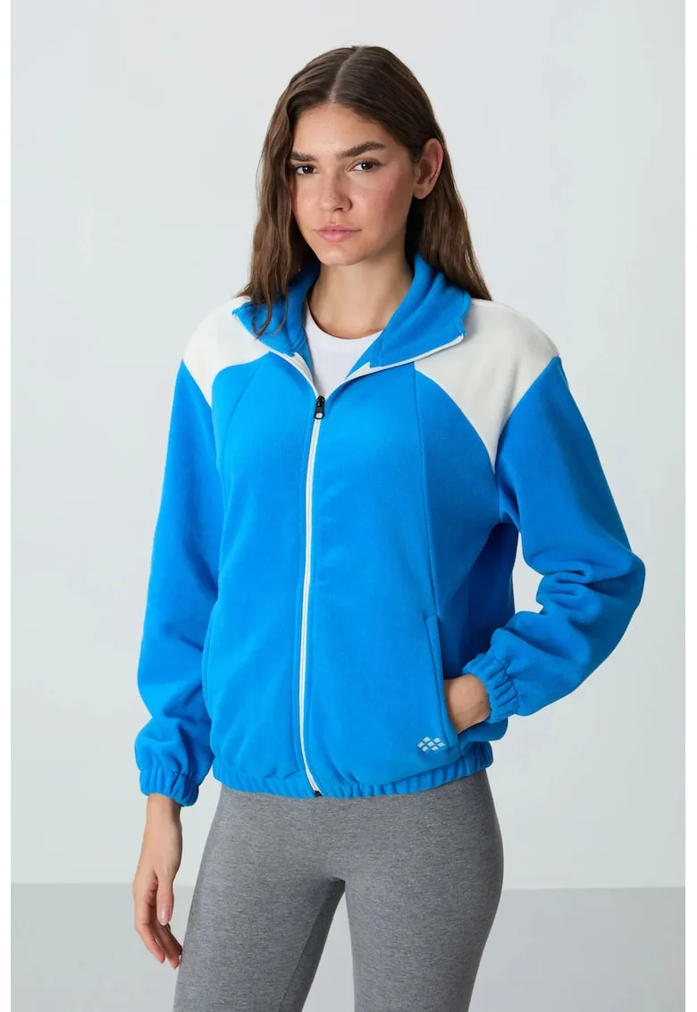 Hanorac sport dama,  oversized, multicolor, fleece,