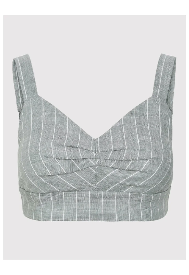 Top dama,  300007587, Bumbac, Verde