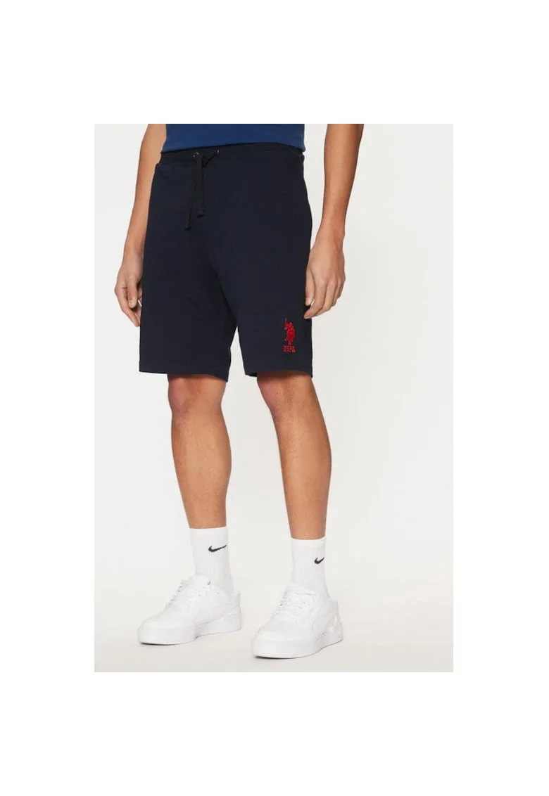 Pantaloni scurti barbati,  305230232, Bumbac, Albastru, Albastru