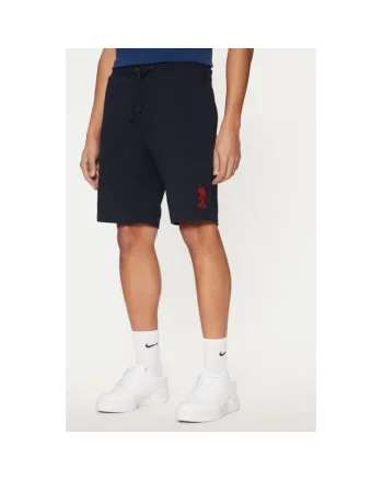 Pantaloni scurti barbati,  305230232, Bumbac, Albastru, Albastru