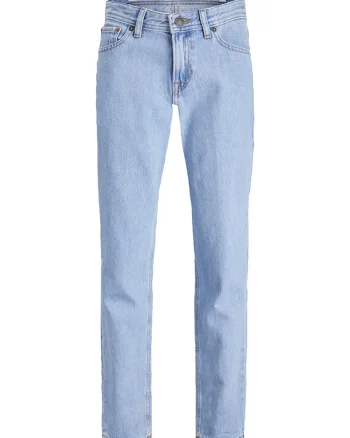 Blugi regular fit cu model cu 5 buzunare, Albastru deschis