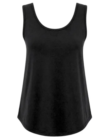 Maiou Casual,  Regular fit, Bumbac cu Lycra, Negru
