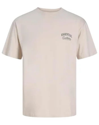 Tricou JACK &JONES Organic Relaxed Studio SN 63030, Bej