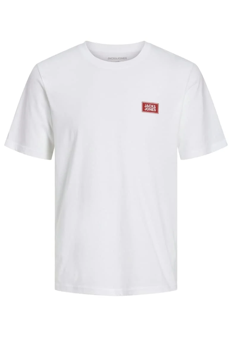 Tricou JACK &JONES Rush Tee SN 62974, Alb
