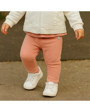 Colanti cu striatii  - Cat, Somon, pentru fetite, Roz somon