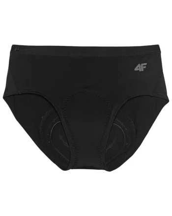 Pantaloni sport scurti dama WSS25TFSHF0889, 4F, Poliester/Elastan, Negru