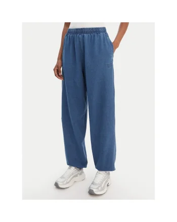Pantaloni sport dama,  bumbac, albastru, 95% bumbac, 5% elastan