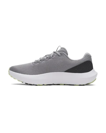 Pantofi Charged Surge 4 pentru alergare, Gri/Verde lime/Gri antracit