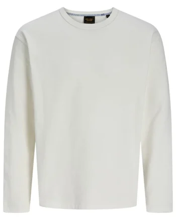 Bluza JACK &JONES Axel Sweat 62995, Alb