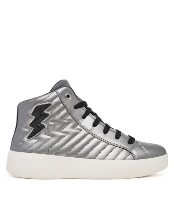 Pantofi copii,  Dk Silver, piele ecologica, pentru fete