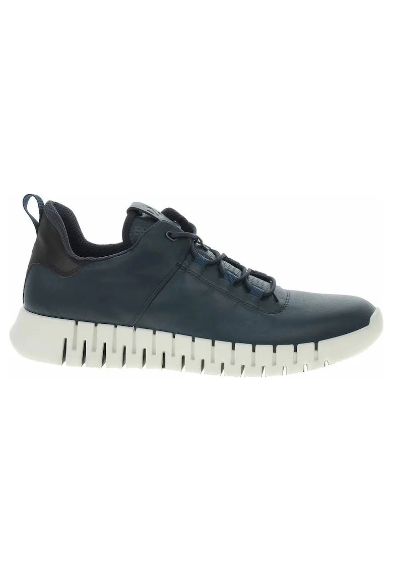 Pantofi sport barbati,  Gruuv M, piele naturala, albastru marin, Albastru