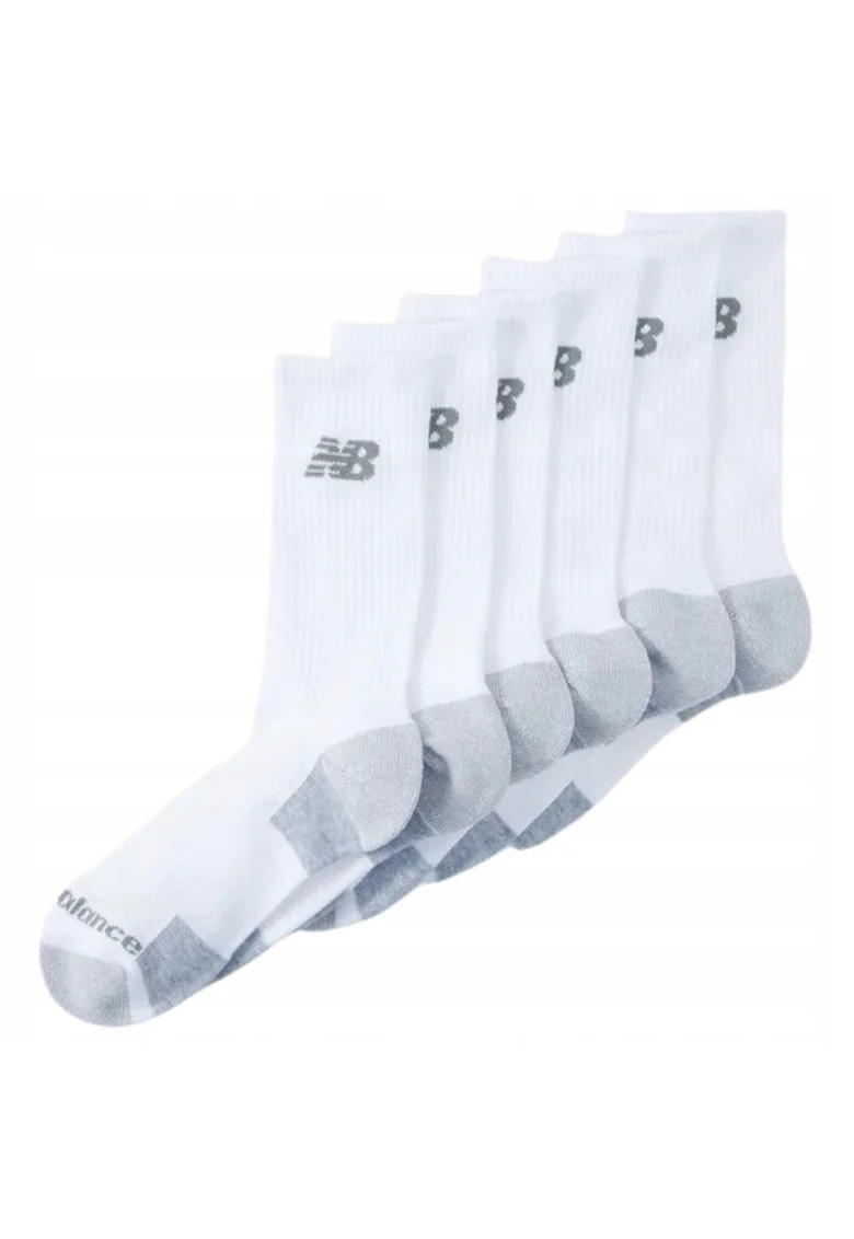 Sosete Sport,  Las51356Eu, Material Respirabil Pentru Circulatia Aerului, Tehnologie De Evacuare A Umiditatii Pentru Picioare Uscate, Ajustare Elastica Confortabila, Zone Intarite, 6 Perechi, Alb