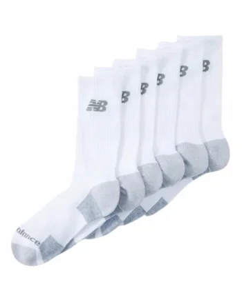 Sosete Sport,  Las51356Eu, Material Respirabil Pentru Circulatia Aerului, Tehnologie De Evacuare A Umiditatii Pentru Picioare Uscate, Ajustare Elastica Confortabila, Zone Intarite, 6 Perechi, Alb