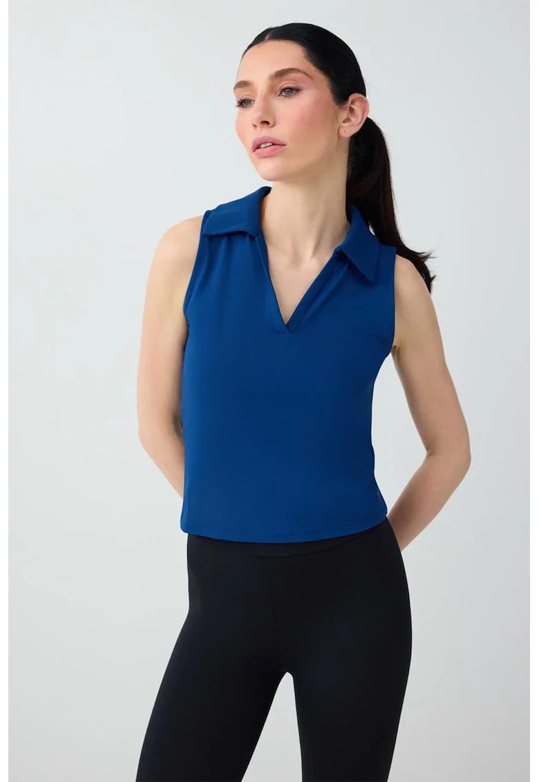 Bluza polo slim fit, Albastru royal