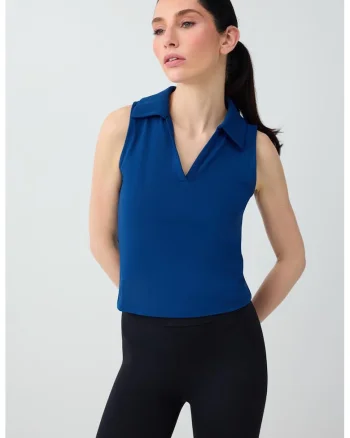 Bluza polo slim fit, Albastru royal