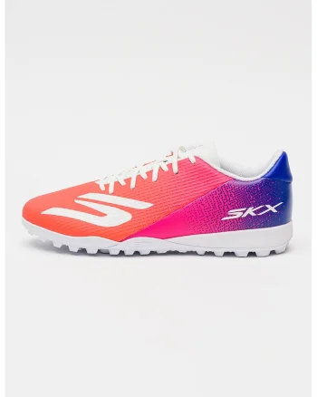 Sneakers, Pantofi SKX Academy pentru fotbal, Roz zmeuriu/Bleumarin/Rosu capsuna