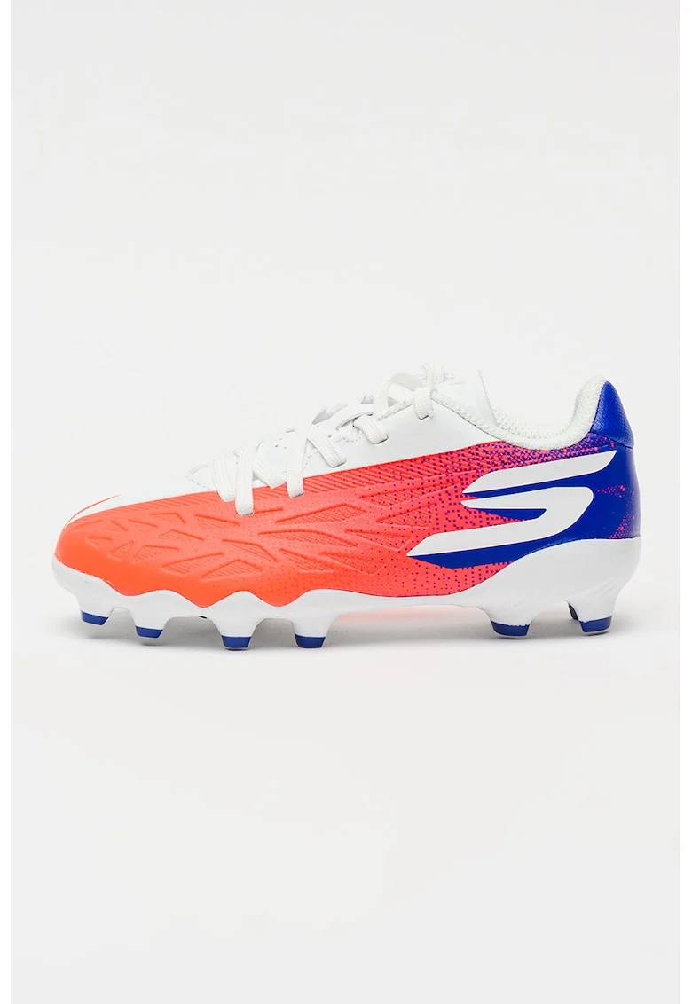Sneakers, Pantofi Razors 2 cu crampoane, pentru fotbal, Roz zmeuriu/Portocaliu neon/Bleumarin