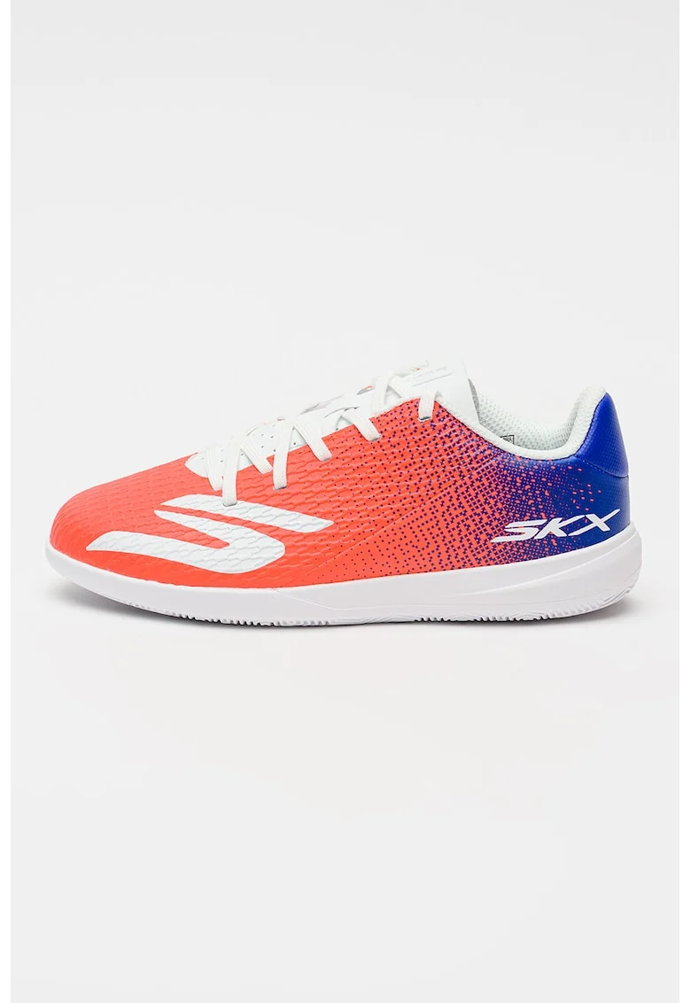Sneakers, Pantofi SKX pentru fotbal, Alb optic/Bleumarin/Rosu capsuna