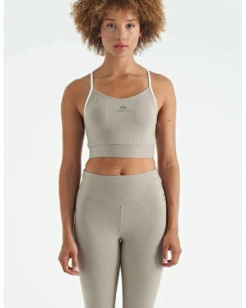 Tricou sport  top sport mulat, piatra naturala, 90% poliamida, 10% elastan