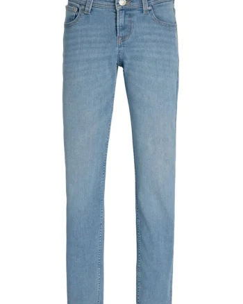 Blugi baieti, CLARK, cu talie joasa si croiala Regular fit, Albastru deschis