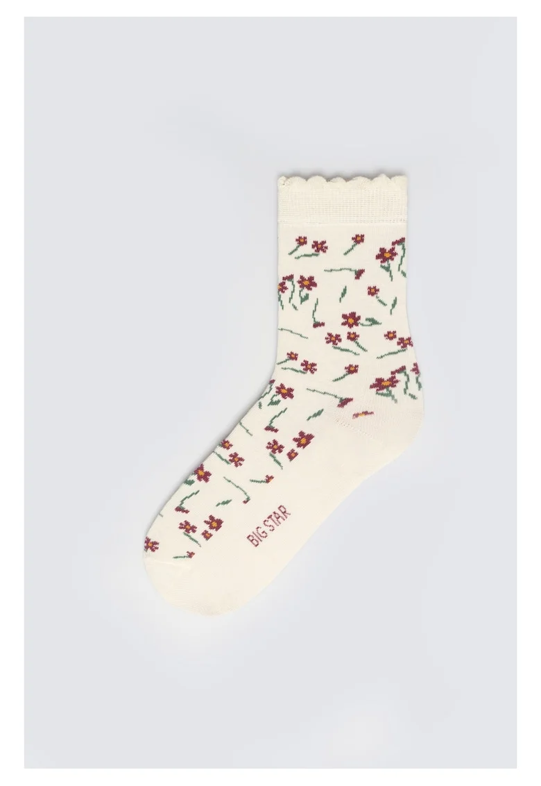 Sosete cu model floral