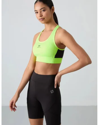 Topuri Sport,  Mulat, Verde Lime, Poliester-Elastan