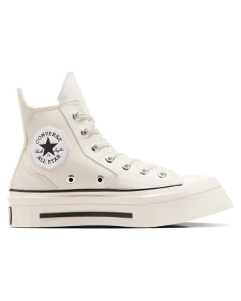 Pantofi sport cu platforma patrata Chuck 70 De Luxe, Alb fildes, Alb