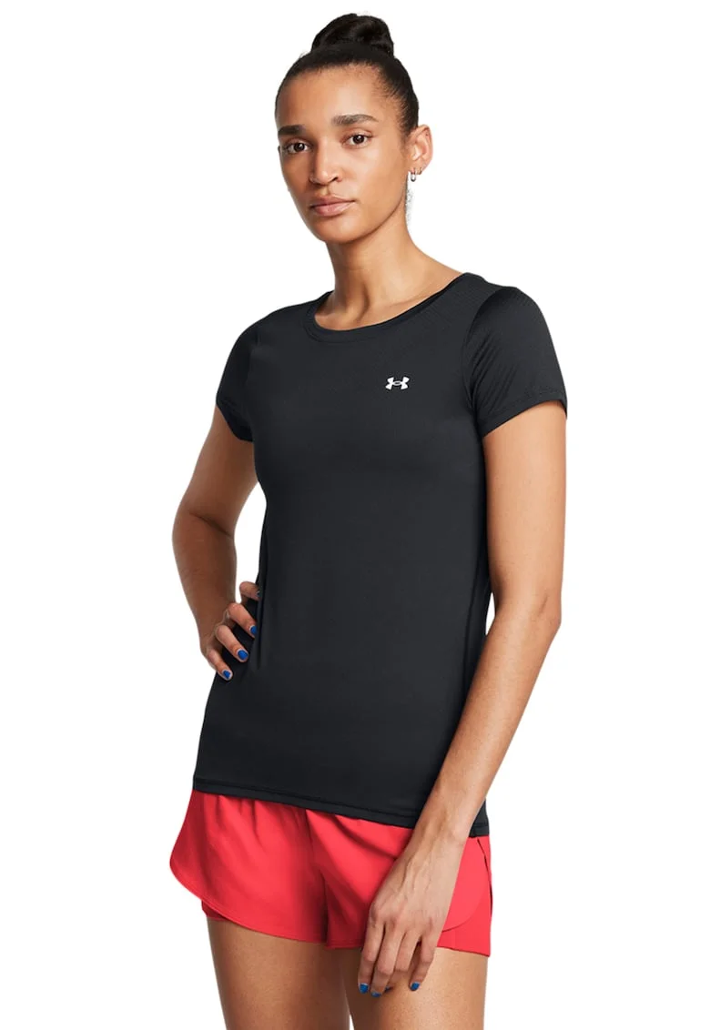 Tricou pentru antrenament HeatGear®, Alb/Negru