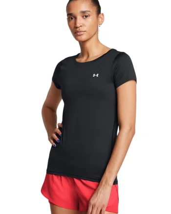 Tricou pentru antrenament HeatGear®, Alb/Negru