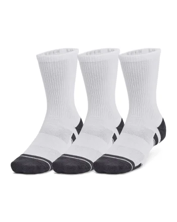 Set de sosete pentru antrenament Performanece Tech™ - 3 perechi, Alb/Negru stins