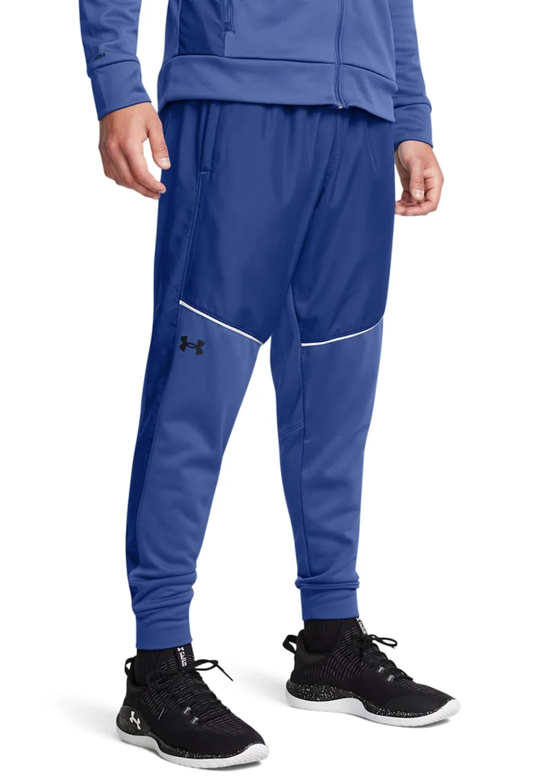 Pantaloni din fleece pentru fitness Storm, Albastru prafuit