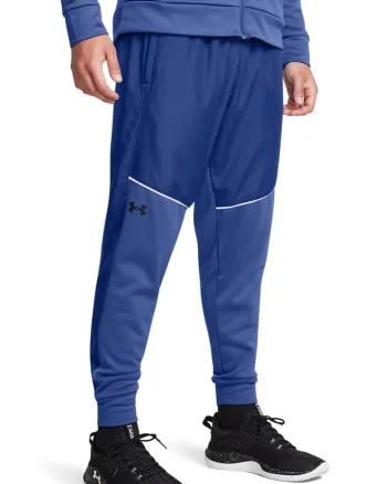 Pantaloni din fleece pentru fitness Storm, Albastru prafuit