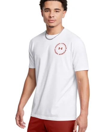 Tricou pentru fitness Radial, Alb/Portocaliu